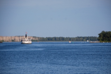 Harborfront of Toronto - view of Lake Ontario